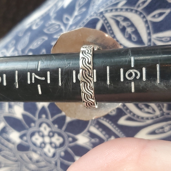 New Heart Shaped Lapis Lazuli 925 Silver Statement Ring. - Picture 13 of 13